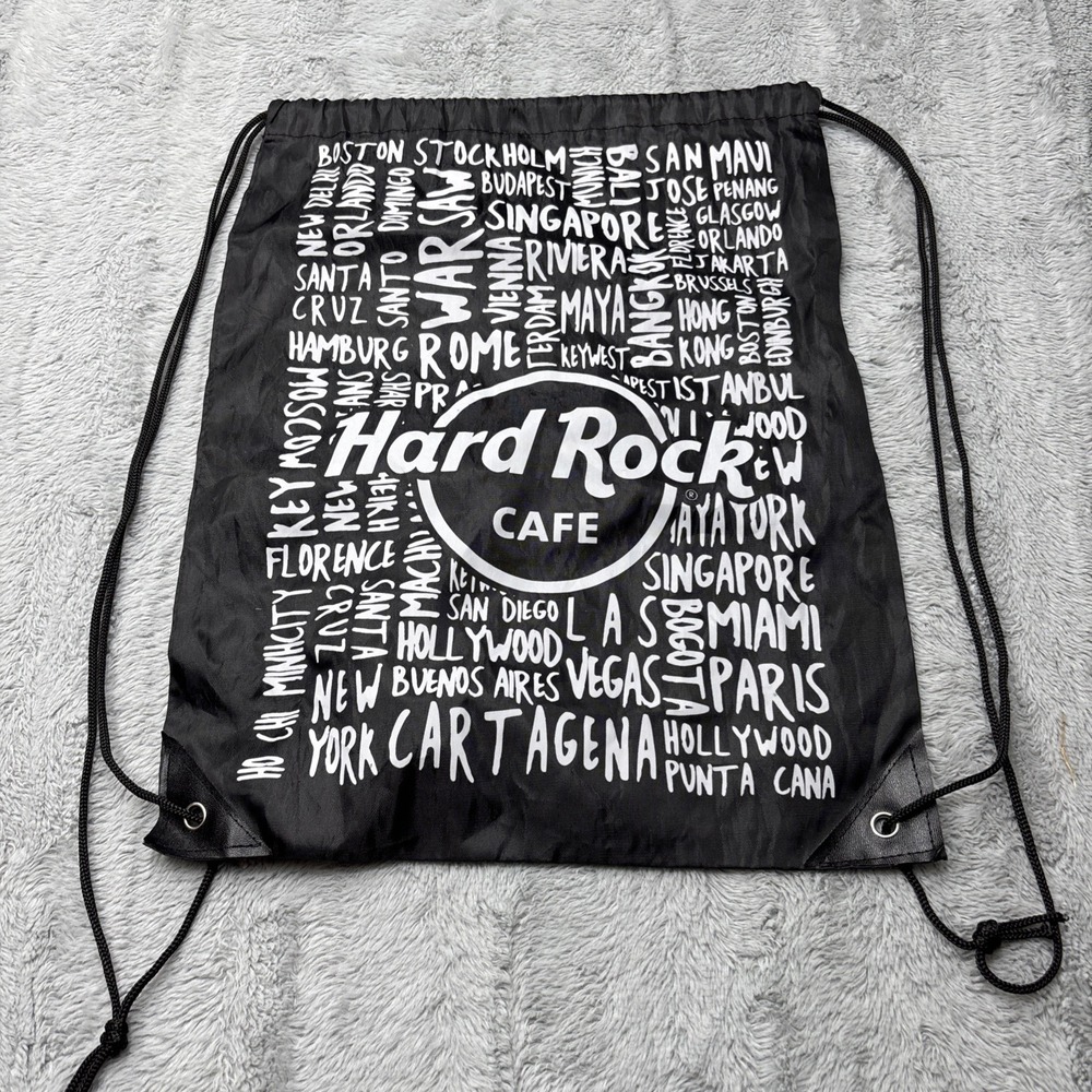 Hard Rock Cafe black travel backpack Unisex‎